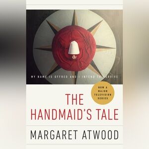 2/$25 The Handmaid's Tale by Margaret Atwood - White & Red Paperback 2017